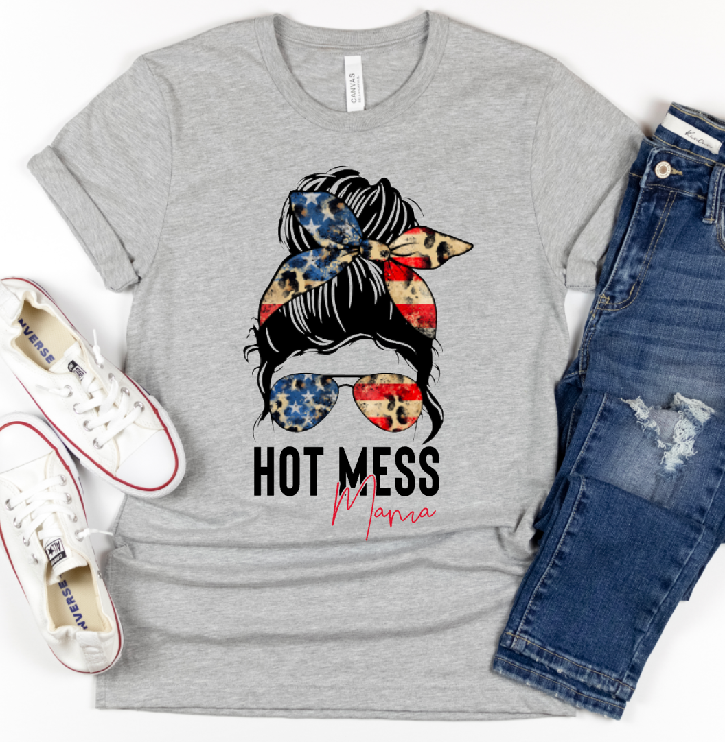 Hot Mess Mama - Unisex Adult Tee