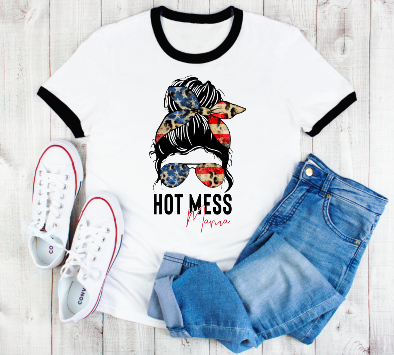 Hot Mess Mama - Unisex Adult Tee