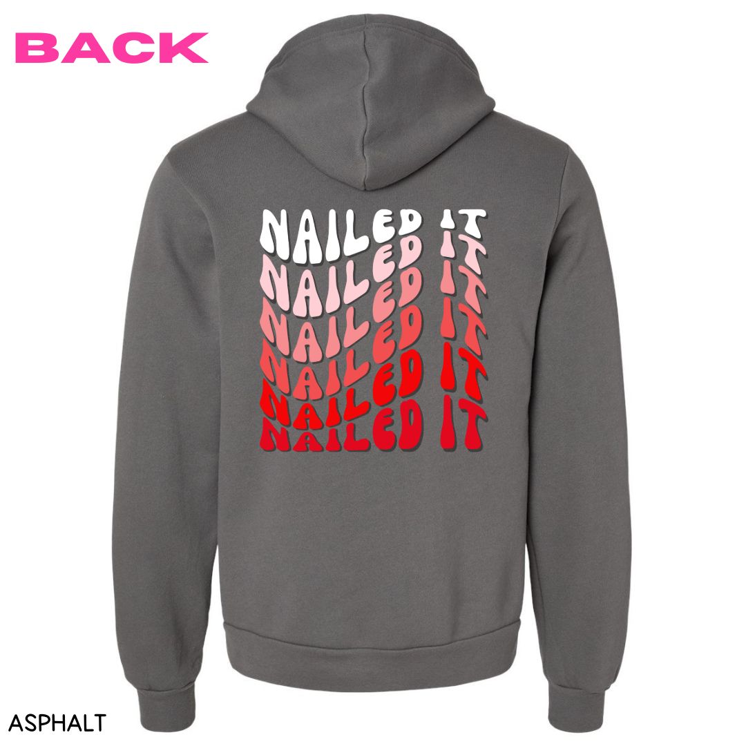 Team Nailed It - Unisex Adult Zip Up Hoodie